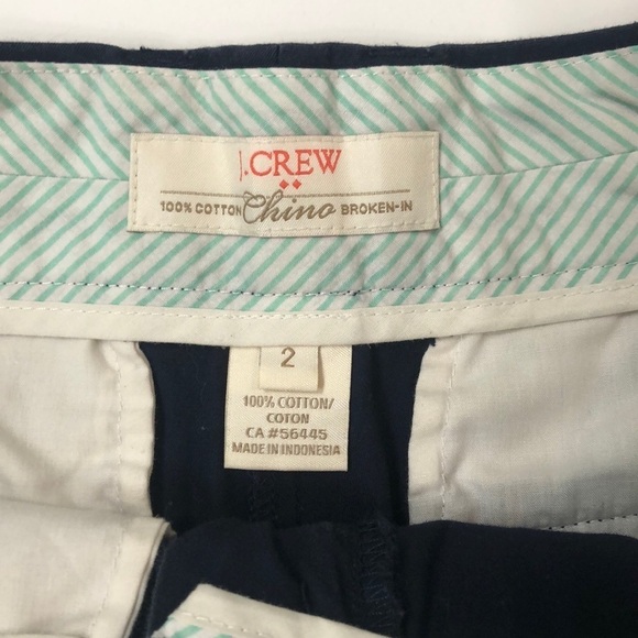 J crew factory chino blue shorts - Picture 2 of 3